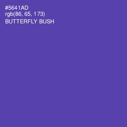 #5641AD - Butterfly Bush Color Image