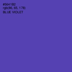 #5641B2 - Blue Violet Color Image