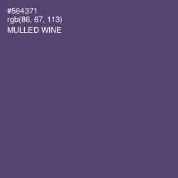 #564371 - Mulled Wine Color Image