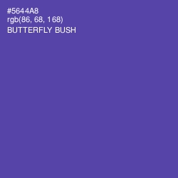 #5644A8 - Butterfly Bush Color Image