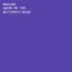 #5644A9 - Butterfly Bush Color Image