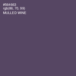 #564663 - Mulled Wine Color Image