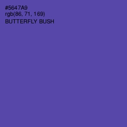 #5647A9 - Butterfly Bush Color Image