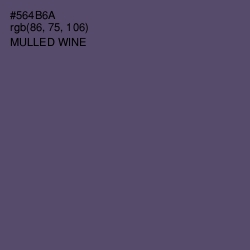 #564B6A - Mulled Wine Color Image