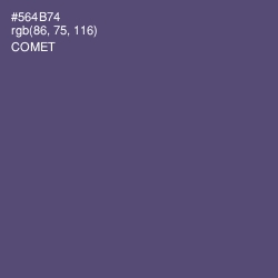#564B74 - Comet Color Image