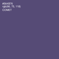 #564B76 - Comet Color Image