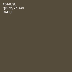 #564C3C - Kabul Color Image