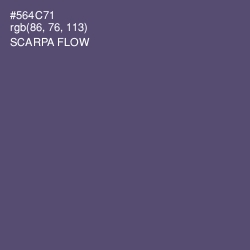 #564C71 - Scarpa Flow Color Image