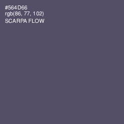 #564D66 - Scarpa Flow Color Image