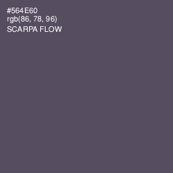#564E60 - Scarpa Flow Color Image