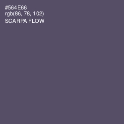 #564E66 - Scarpa Flow Color Image