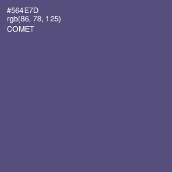 #564E7D - Comet Color Image