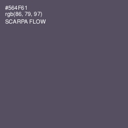 #564F61 - Scarpa Flow Color Image