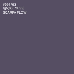 #564F63 - Scarpa Flow Color Image