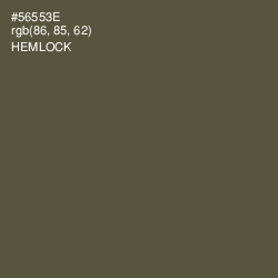 #56553E - Hemlock Color Image