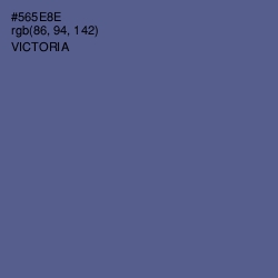 #565E8E - Victoria Color Image