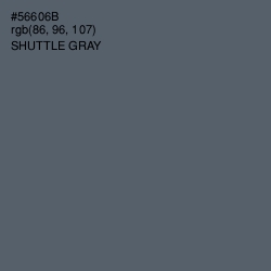 #56606B - Shuttle Gray Color Image