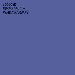 #56609D - Waikawa Gray Color Image