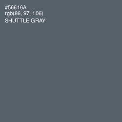 #56616A - Shuttle Gray Color Image
