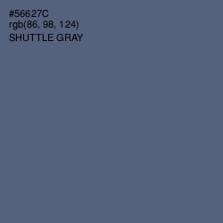 #56627C - Shuttle Gray Color Image