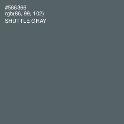 #566366 - Shuttle Gray Color Image