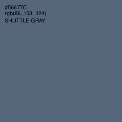 #56677C - Shuttle Gray Color Image