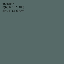 #566B67 - Shuttle Gray Color Image