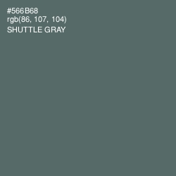 #566B68 - Shuttle Gray Color Image