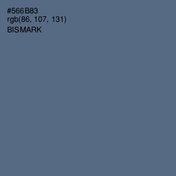#566B83 - Bismark Color Image