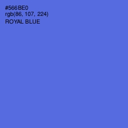 #566BE0 - Royal Blue Color Image