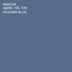 #566C8A - Kashmir Blue Color Image