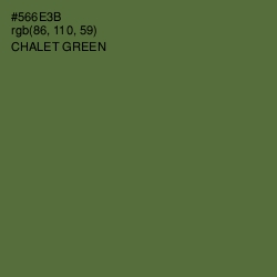 #566E3B - Chalet Green Color Image