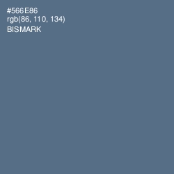 #566E86 - Bismark Color Image