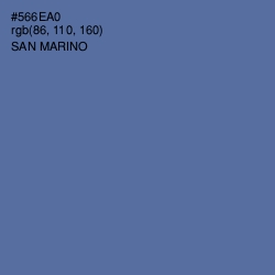 #566EA0 - San Marino Color Image