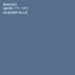 #566F8D - Kashmir Blue Color Image