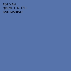 #5674AB - San Marino Color Image