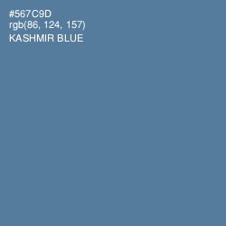 #567C9D - Kashmir Blue Color Image