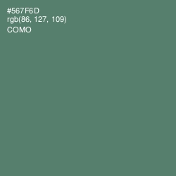 #567F6D - Como Color Image