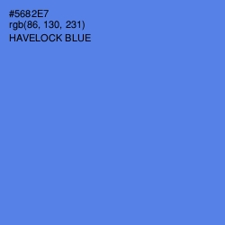 #5682E7 - Havelock Blue Color Image