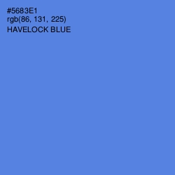 #5683E1 - Havelock Blue Color Image