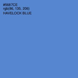 #5687CE - Havelock Blue Color Image