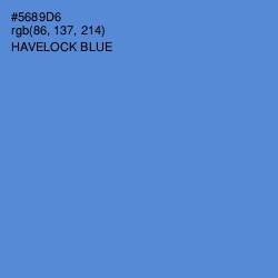 #5689D6 - Havelock Blue Color Image