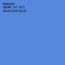 #5689DD - Havelock Blue Color Image