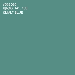 #568D85 - Smalt Blue Color Image