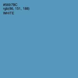 #5697BC - Hippie Blue Color Image