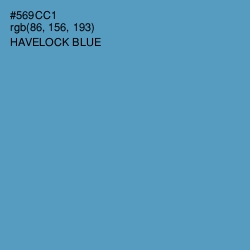 #569CC1 - Havelock Blue Color Image