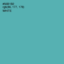 #56B1B2 - Fountain Blue Color Image