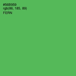 #56B959 - Fern Color Image
