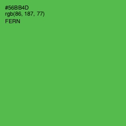 #56BB4D - Fern Color Image