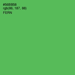 #56BB58 - Fern Color Image